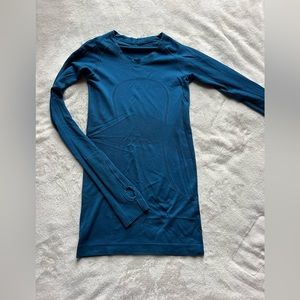Lululemon Teal Swiftly Tech Long Sleeve Size 2